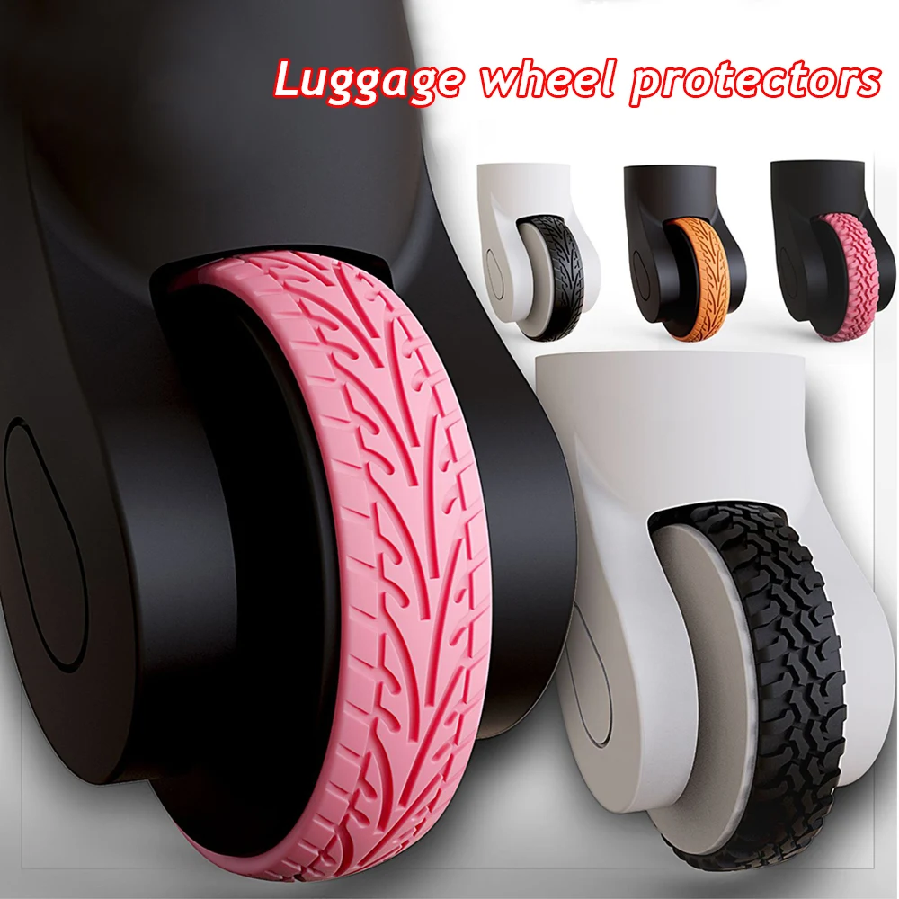 8/4PCS Luggage Wheels Protector Trolley Case Castor Sleeve Wheels Caster Shoes Luggage Suitcase Reduce Noise Wheels Accessories
8/4PCS Luggage Wheels Protector Trolley Case Castor Sleeve Wheels Caster Shoes Luggage Suitcase Reduce Noise Wheels Accessories