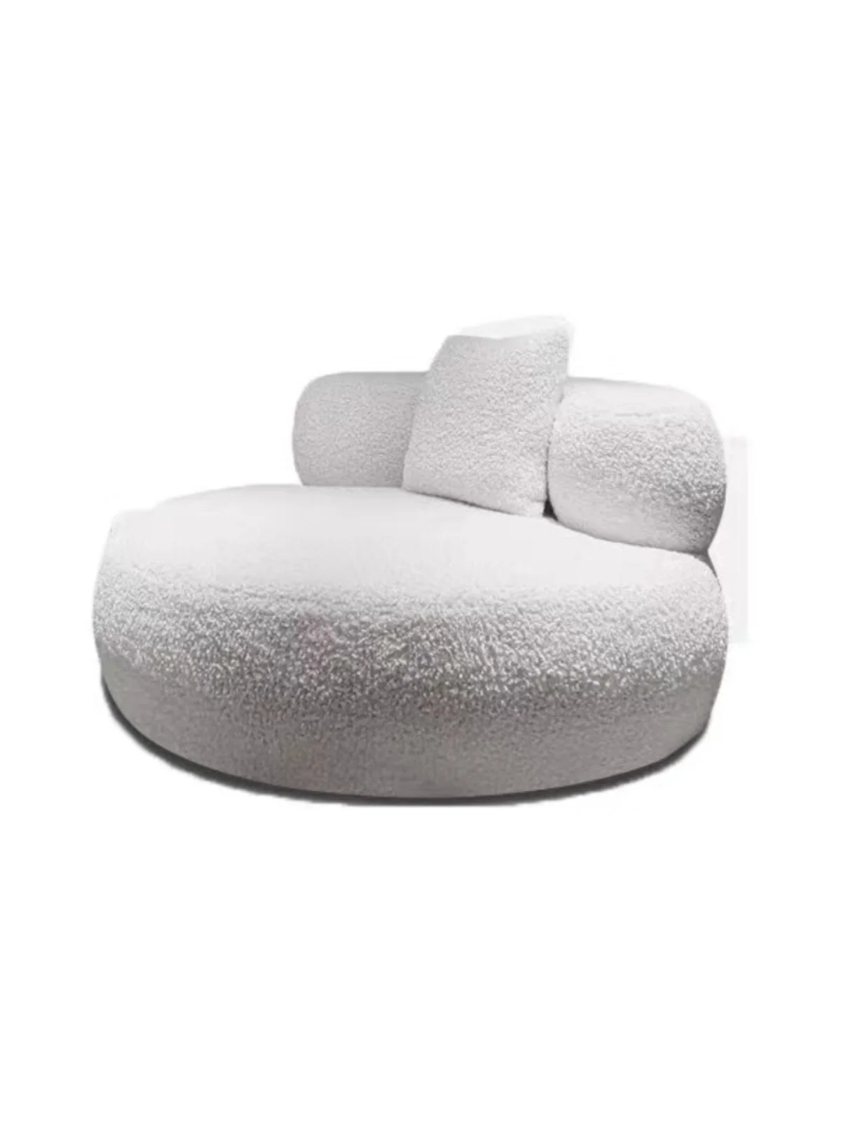 Minimalist Italian Cream Casual Lazy Glutinous Rice Dumplings round Lambswool Single Sofa
Minimalist Italian Cream Casual Lazy Glutinous Rice Dumplings round Lambswool Single Sofa