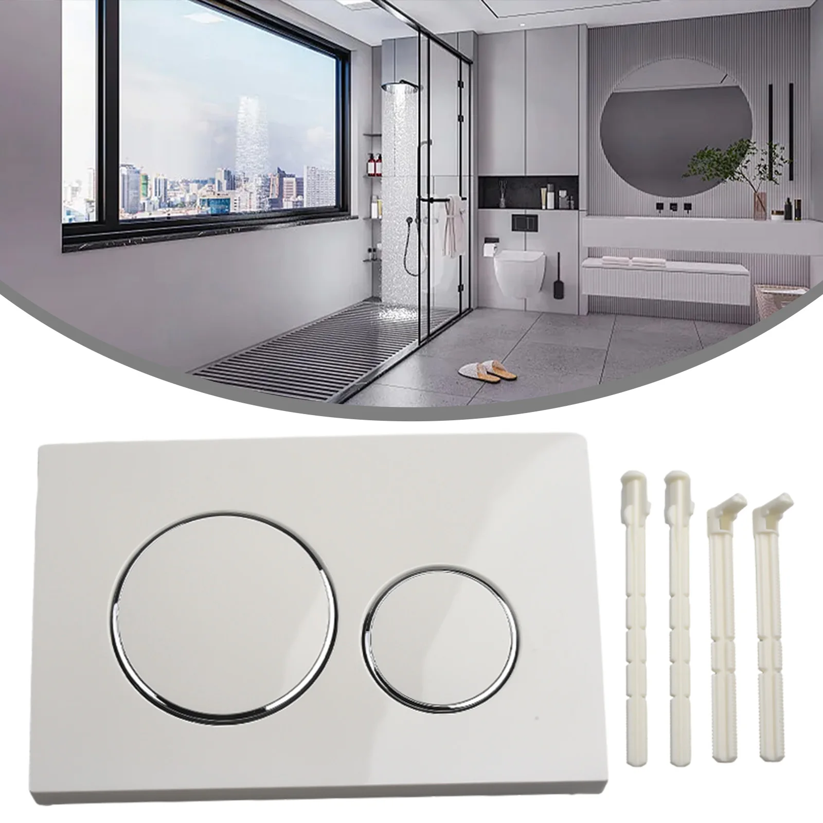 Toliet Accessories Flush Switch Panel Dual Flush Plate Durable For Geberit Sigma20 High Quality Water Tank Parts
Toliet Accessories Flush Switch Panel Dual Flush Plate Durable For Geberit Sigma20 High Quality Water Tank Parts
