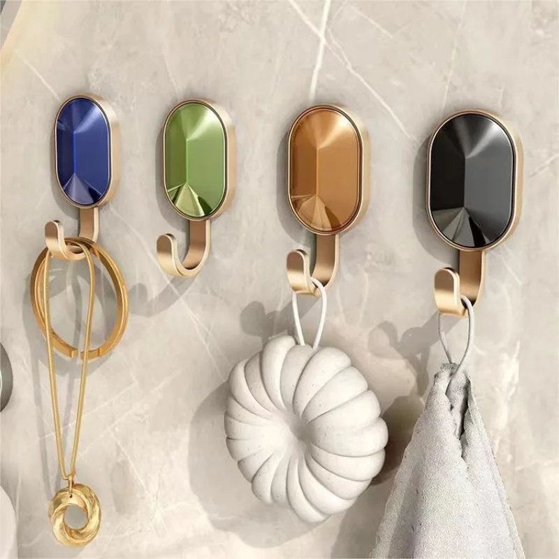 Light Luxury Gemstone Hook Wall-Mounted Strong Sticky Hook Living Room Bathroom Multifunction Storage Hook Decoration Accessorie
Light Luxury Gemstone Hook Wall-Mounted Strong Sticky Hook Living Room Bathroom Multifunction Storage Hook Decoration Accessorie