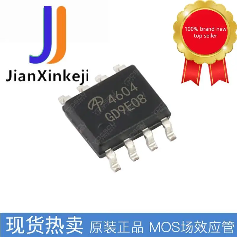 30pcs 100% orginal new SMD AO4604 4604 N+P channel 6.9A 30V SOP-8 MOS field effect tube in stock
30pcs 100% orginal new SMD AO4604 4604 N+P channel 6.9A 30V SOP-8 MOS field effect tube in stock