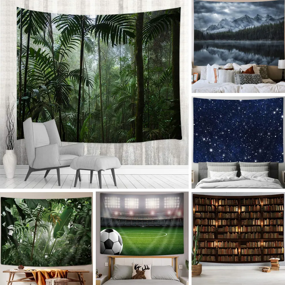 Bohemian Tropical Jungle Tapestry Simulation Starry Sky Peak Tapestry wall hanging Art Living Room Background Home Decor Blanket
Bohemian Tropical Jungle Tapestry Simulation Starry Sky Peak Tapestry wall hanging Art Living Room Background Home Decor Blanket