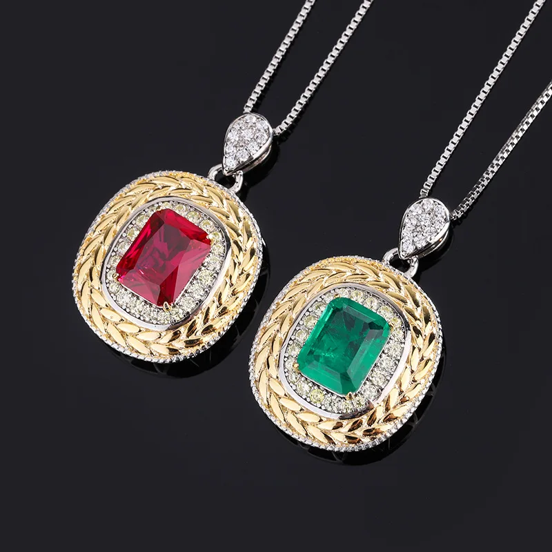 2023 New In S925 Sterling Silver Wheat Emerald High Carbon Diamond Paired Pendants Chain Necklace Women Jewelry Anniversary Gift
2023 New In S925 Sterling Silver Wheat Emerald High Carbon Diamond Paired Pendants Chain Necklace Women Jewelry Anniversary Gift
