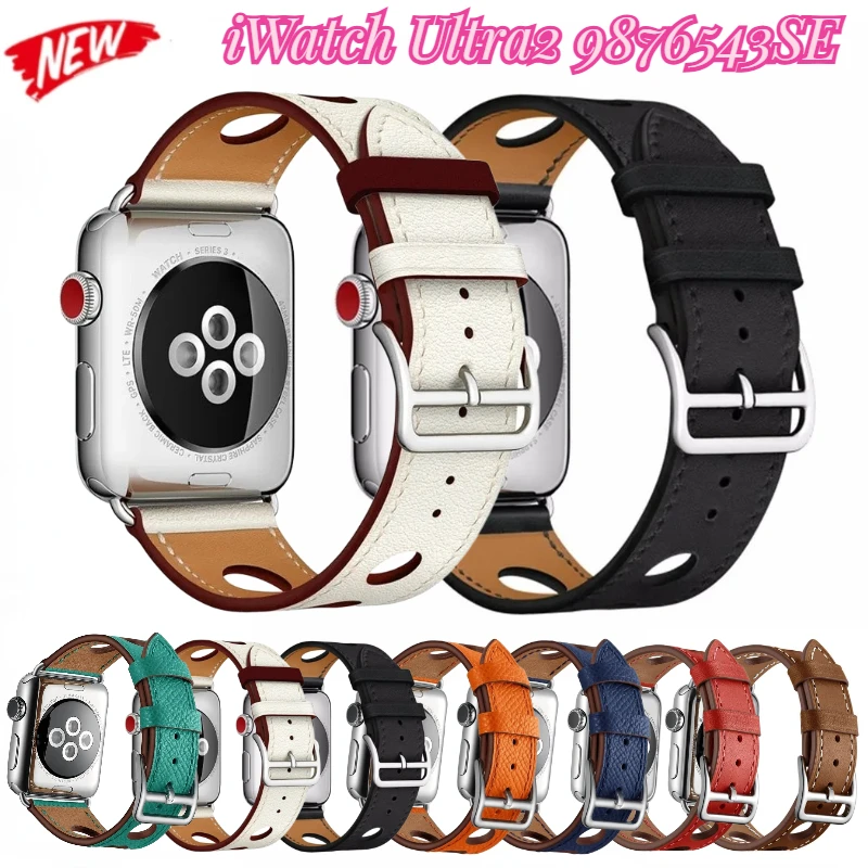 Кожаный ремешок для Apple Watch Series Ultra 9 8 7 45 мм 41 мм, мягкий водонепроницаемый браслет с тремя отверстиями для IWatch 6 5 4 3 SE 44 мм 42 мм 40 мм
Кожаный ремешок для Apple Watch Series Ultra 9 8 7 45 мм 41 мм, мягкий водонепроницаемый браслет с тремя отверстиями для IWatch 6 5 4 3 SE 44 мм 42 мм 40 мм