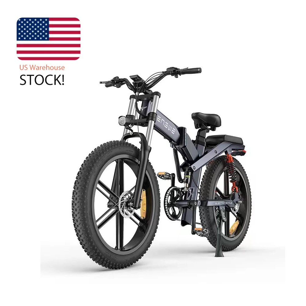 US Warehouse Dropshipping ENGWE X26 Electric City Mountain Bike 1000W Power Battery 26in Fat Tyre Folding Electric Bicycle
US Warehouse Dropshipping ENGWE X26 Electric City Mountain Bike 1000W Power Battery 26in Fat Tyre Folding Electric Bicycle