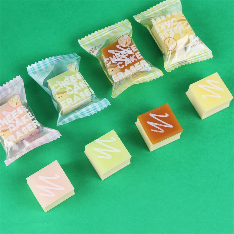 4Pcs Kawaii Simulation Cheese Cake Rubber Eraser Kids Drawing Writing Wiping Primary Student Prizes Promotional Gift Stationery
4Pcs Kawaii Simulation Cheese Cake Rubber Eraser Kids Drawing Writing Wiping Primary Student Prizes Promotional Gift Stationery