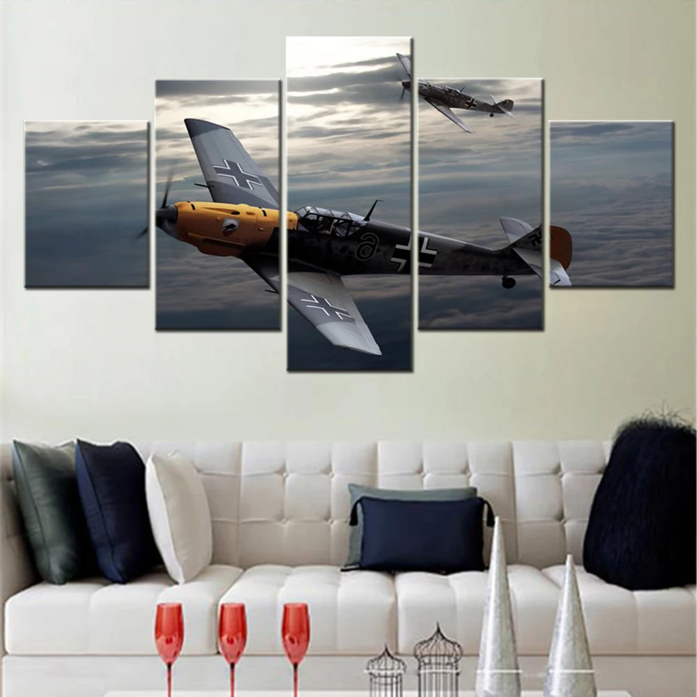 5 Piece Canvas Wall Arts Poster Painting 109 Luftwaffe Artwork World War II Wallpaper Home Decor Picture Print Living Room Mural
5 Piece Canvas Wall Arts Poster Painting 109 Luftwaffe Artwork World War II Wallpaper Home Decor Picture Print Living Room Mural