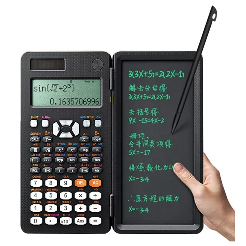 991CNX F(X) Engineering Scientific Calculator, With Handwriting Board,Scientific Calculator For College And High School
991CNX F(X) Engineering Scientific Calculator, With Handwriting Board,Scientific Calculator For College And High School
