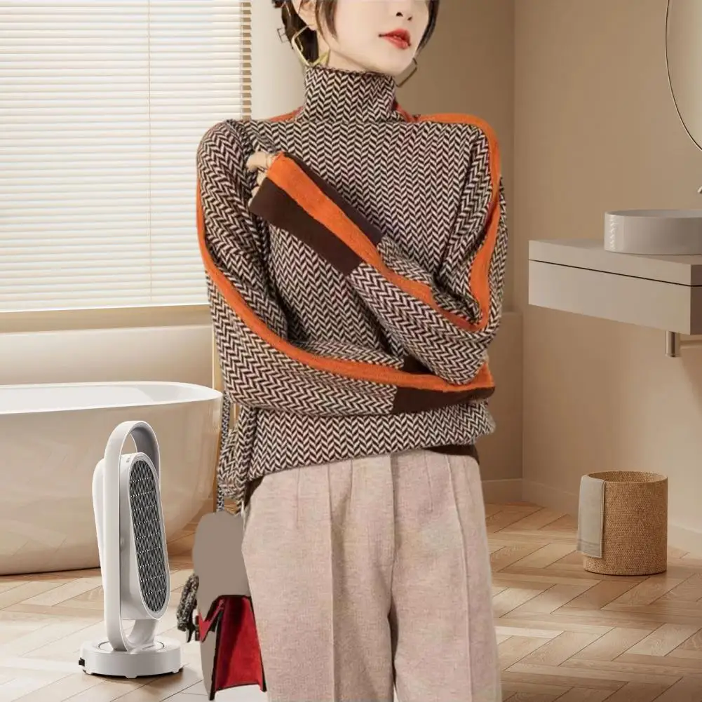 Fashion Female Autumn And Winter Sweater Women's Turtleneck Design Loose Pullover European Style Elegant Casual Sweater
Fashion Female Autumn And Winter Sweater Women's Turtleneck Design Loose Pullover European Style Elegant Casual Sweater
