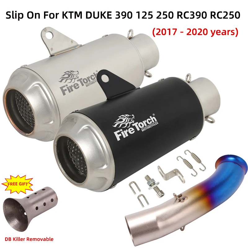 Slip On For KTM DUKE 125 250 390 RC250 RC390 2017 - 2020 Motorcycle Escape System Exhaust Modify Muffler Mid Link Pipe DB Killer
Slip On For KTM DUKE 125 250 390 RC250 RC390 2017 - 2020 Motorcycle Escape System Exhaust Modify Muffler Mid Link Pipe DB Killer