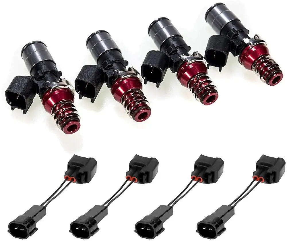 

Injector Dynamics 1050x Fuel Injectors + Adapters for 02-14 Subaru WRX 07-20 STi