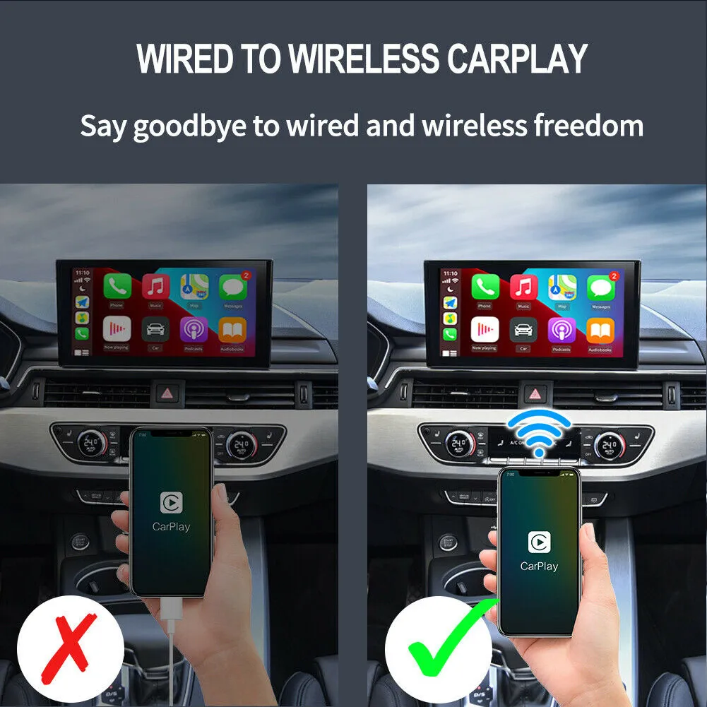 Автомобильный беспроводной адаптер для CarPlay, USB проводной беспроводной Bluetooth-активатор для CarPlay, 1 комплект
Автомобильный беспроводной адаптер для CarPlay, USB проводной беспроводной Bluetooth-активатор для CarPlay, 1 комплект