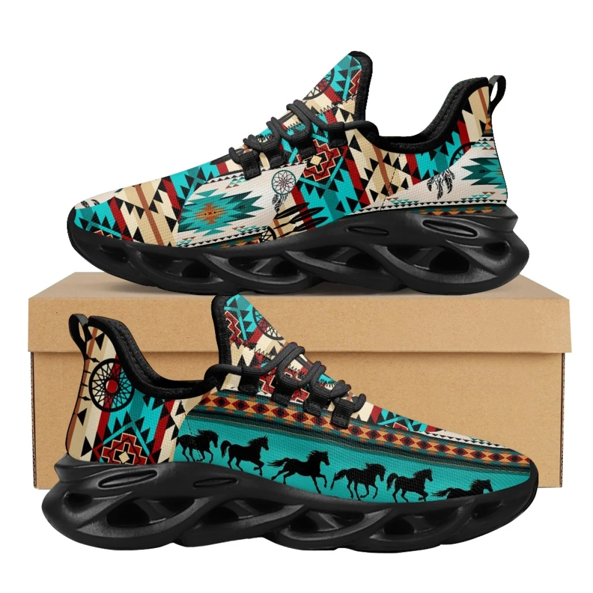 Ethnic Tribal African Pattern Women Casual Walking Shoes Lightweight Lace Up Mesh Sneakers Indigenous Art Design Running Shoes
Ethnic Tribal African Pattern Women Casual Walking Shoes Lightweight Lace Up Mesh Sneakers Indigenous Art Design Running Shoes