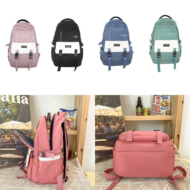 Simple Schoolbag Fashionable Large-capacity Middle School Student Backpack Multi-functional Short Trip Storage Bag Laptop Bag
Simple Schoolbag Fashionable Large-capacity Middle School Student Backpack Multi-functional Short Trip Storage Bag Laptop Bag