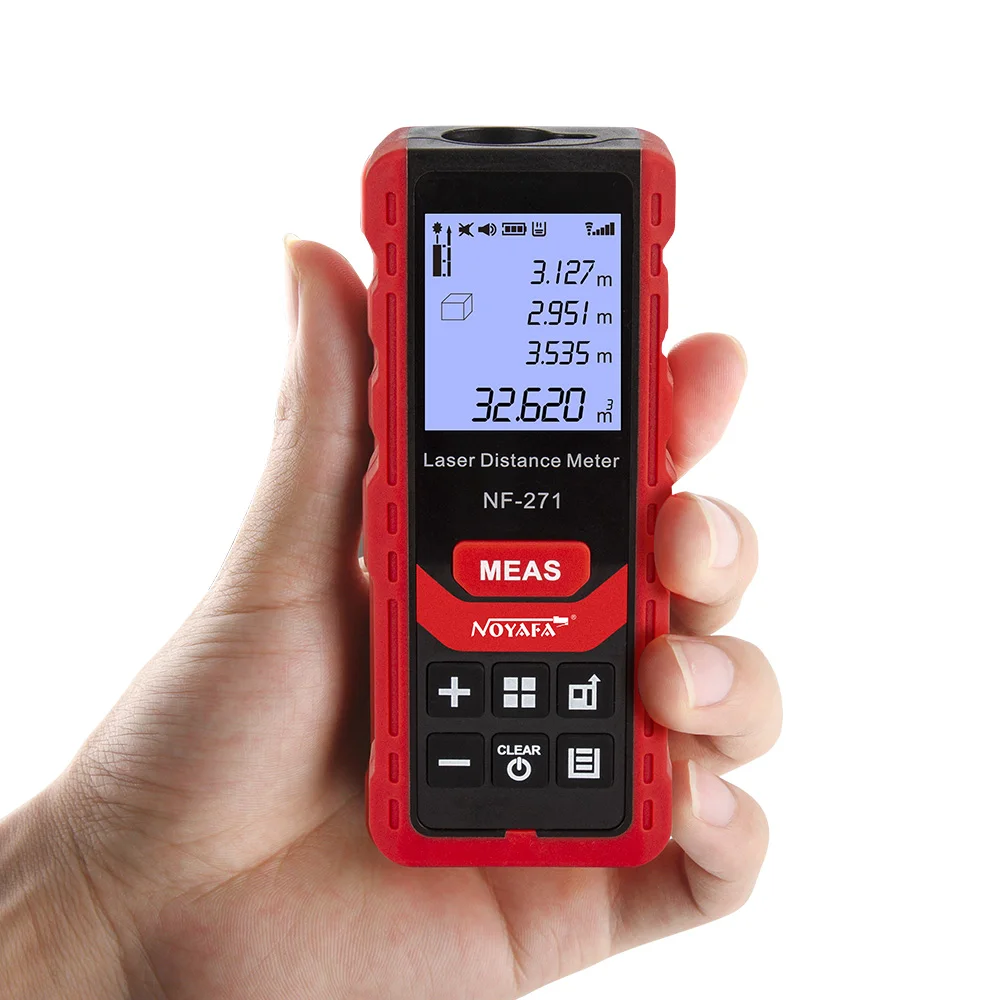 

Noyafa NF-271-40M red Laser Distance Meter Electronic Laser Digital Rangefinder Ruler Range Finder Measuring Tape Device