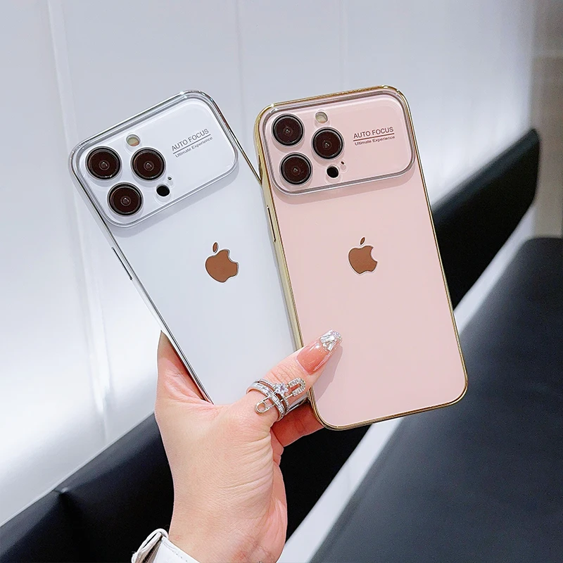 Large Window Electroplated PC Phone Case Comes With Lens Protector For IPhone 11/12/13/14/15 Pro Max Phone Cases
Large Window Electroplated PC Phone Case Comes With Lens Protector For IPhone 11/12/13/14/15 Pro Max Phone Cases