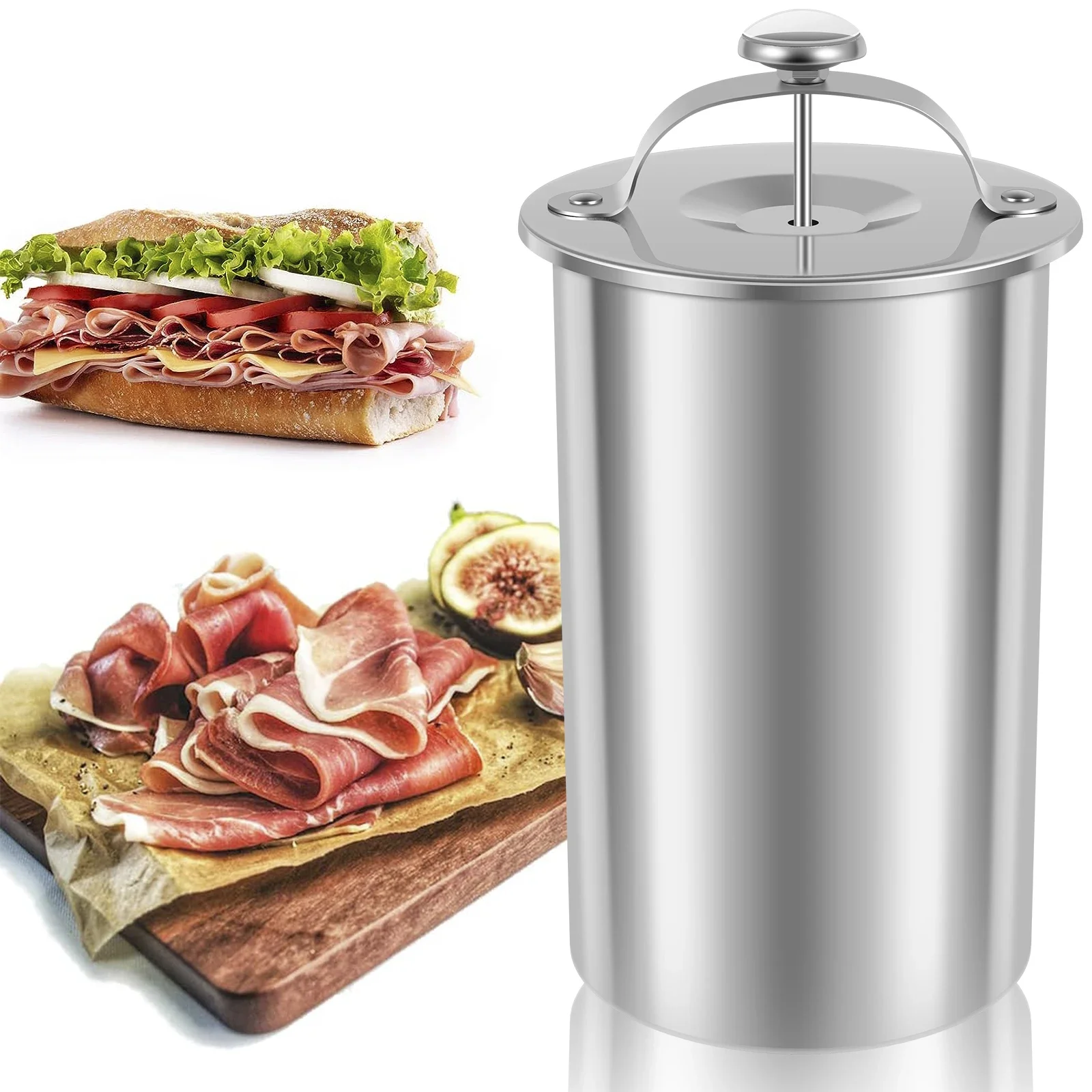 

Ham Round Machine Steel Press 304 Marker Homemade Maker Meat Stainless Multifunctional Shape Deli Cooker