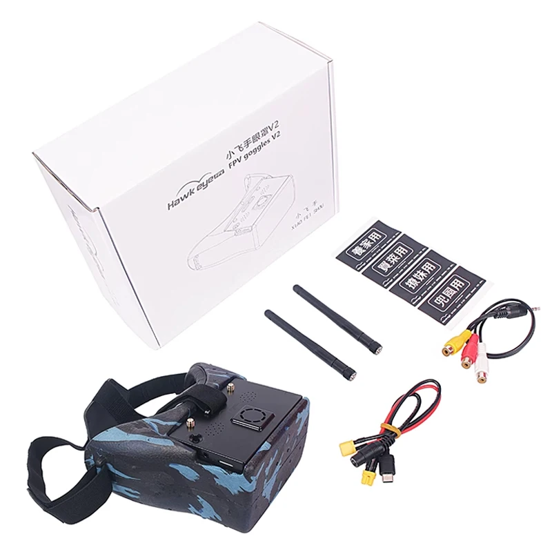 Hawkeye Little Pilot V2 Ultra светильник, видеооочки 5,8 ГГц, 48 каналов, разрешение 800*480, 5-дюймовый HD дисплей для модели FPV-дрона
Hawkeye Little Pilot V2 Ultra светильник, видеооочки 5,8 ГГц, 48 каналов, разрешение 800*480, 5-дюймовый HD дисплей для модели FPV-дрона