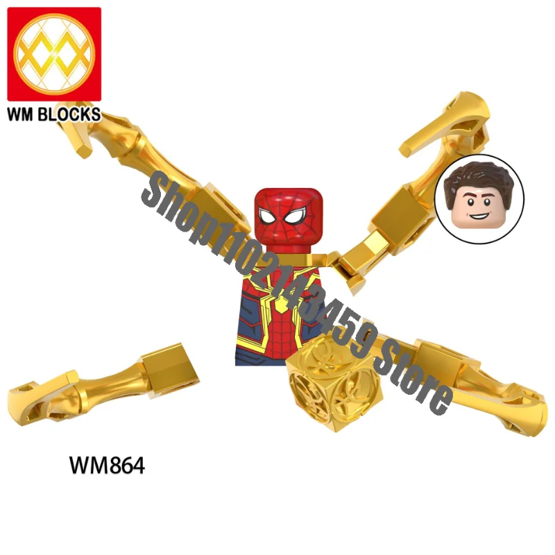 

WM Blocks WM864 Heroes Bricks Disney Anime Movies The Box Mini Action Toy Figures Assemble Toys Building Blocks Birthday Gifts