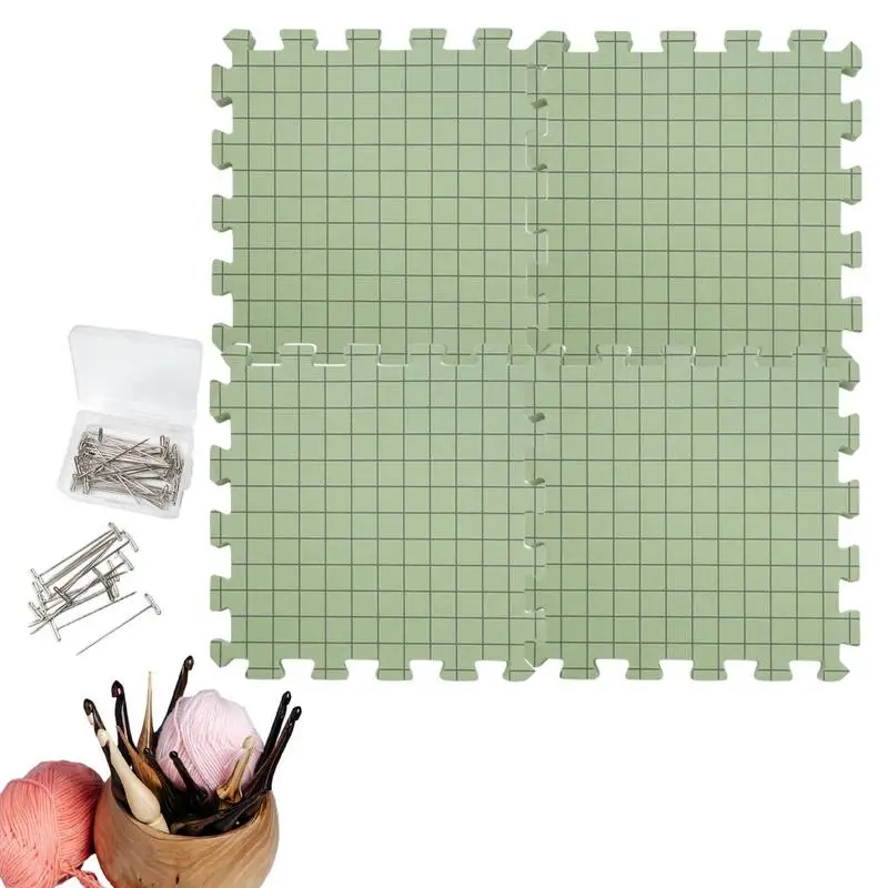 Blocking Mats Blocking Knitting Board Foam Mats For Crochet Thick Precise Lightweight Blocking Board With T-Pins For Needlework
Blocking Mats Blocking Knitting Board Foam Mats For Crochet Thick Precise Lightweight Blocking Board With T-Pins For Needlework