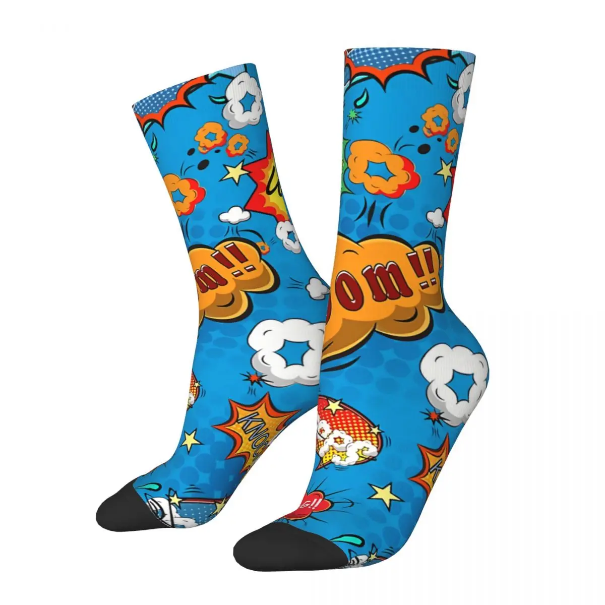 Funny Crazy Sock for Men Pop Art Bubbles Hip Hop Harajuku Comic Book Lover Happy Pattern Printed Boys Crew Sock Casual Gift 
Funny Crazy Sock for Men Pop Art Bubbles Hip Hop Harajuku Comic Book Lover Happy Pattern Printed Boys Crew Sock Casual Gift