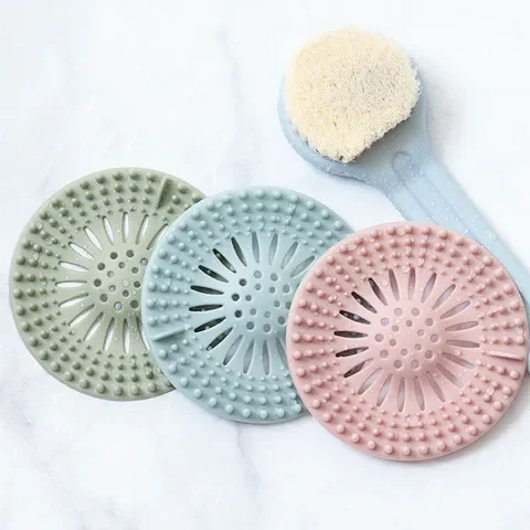 Hair Filter Bathroom Accessories Shower Floor Drain Cover Silicone Stopper Kitchen Sink Deodorant Anti-clogging Hair Catcher
Hair Filter Bathroom Accessories Shower Floor Drain Cover Silicone Stopper Kitchen Sink Deodorant Anti-clogging Hair Catcher