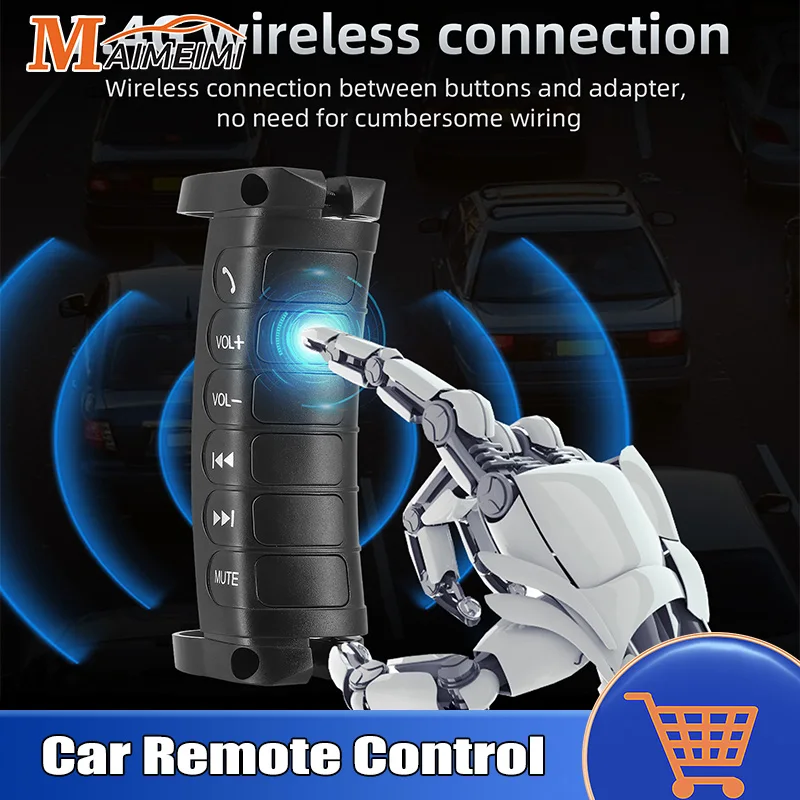 Автомобильный пульт дистанционного управления M, 6-кнопочный беспроводной пульт управления, многофункциональное беспроводное соединение, ответ на телефон, автомобильный громкость, электронные детали
Автомобильный пульт дистанционного управления M, 6-кнопочный беспроводной пульт управления, многофункциональное беспроводное соединение, ответ на телефон, автомобильный громкость, электронные детали