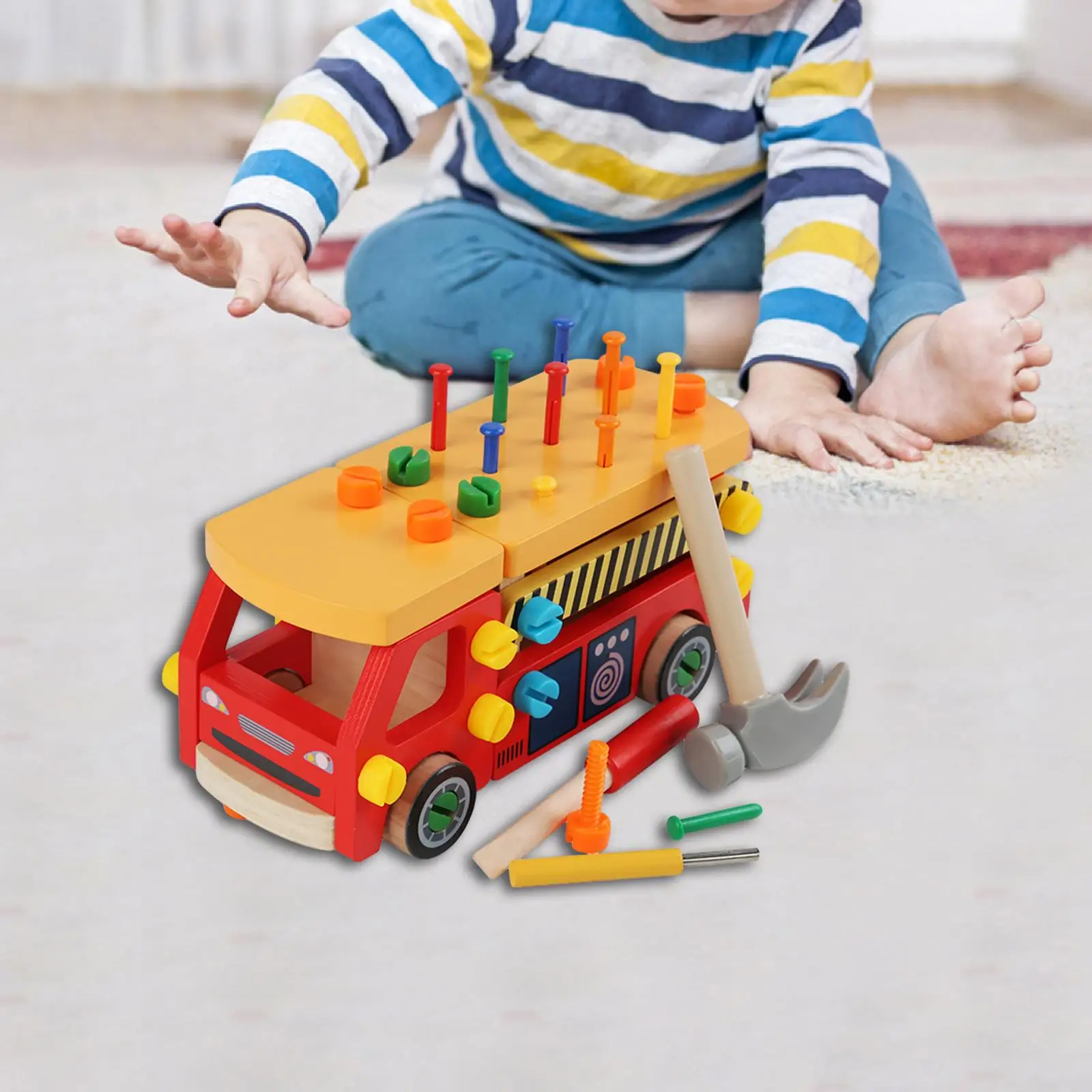 Montessori Screw Board Educational Toys Assembly Engineering Car Screw Toy for Preschool Children from 3 Years Toddlers Girls
Montessori Screw Board Educational Toys Assembly Engineering Car Screw Toy for Preschool Children from 3 Years Toddlers Girls