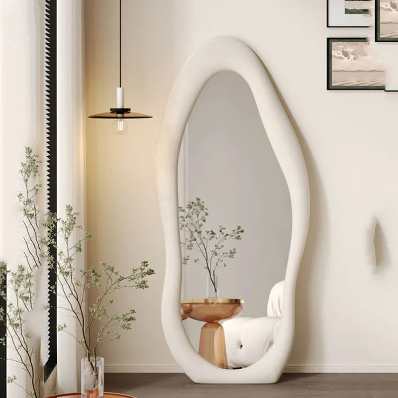 Vintage Wall Art Mirror Full Body Irregular Nordic Bedroom Aesthetic Mirror Vanity Dressing Espelho Home Decoration Accessories
Vintage Wall Art Mirror Full Body Irregular Nordic Bedroom Aesthetic Mirror Vanity Dressing Espelho Home Decoration Accessories