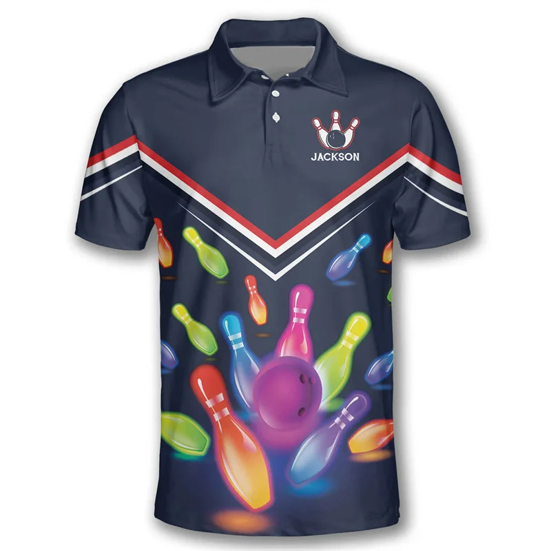 Hot Sale 3D Printed Bowling Polo Shirts Harajuku Fashion Streetwear Men Clothing High Quality Plus Size Loose Lapel Button Tees
Hot Sale 3D Printed Bowling Polo Shirts Harajuku Fashion Streetwear Men Clothing High Quality Plus Size Loose Lapel Button Tees