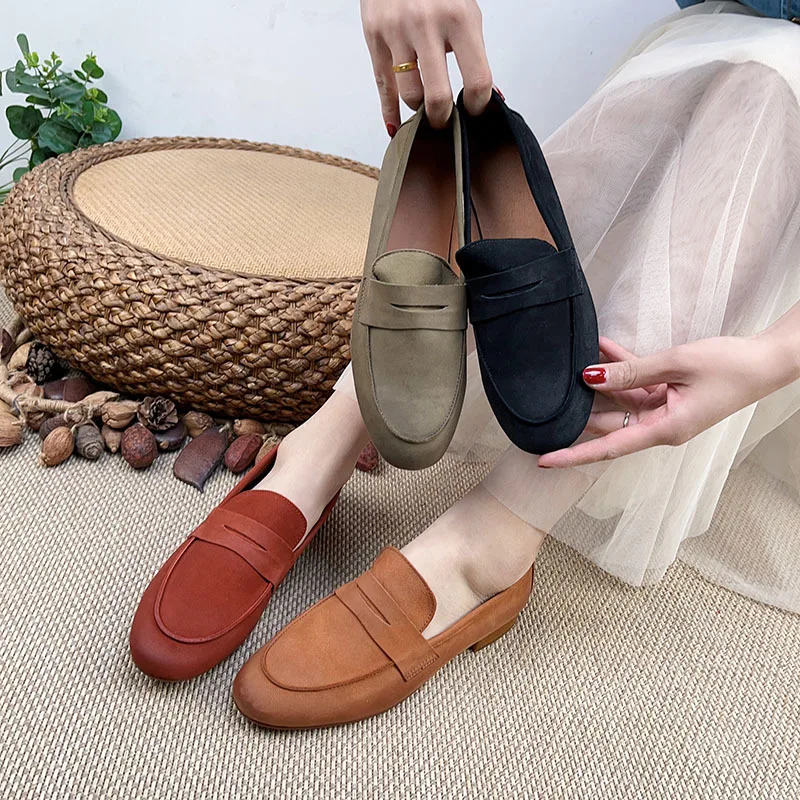 Careaymade-Genuine Leather Summer New Solid Color Top Layer Cowhide Round Head handmade Women's single shoes Casual Women's Shoe
Careaymade-Genuine Leather Summer New Solid Color Top Layer Cowhide Round Head handmade Women's single shoes Casual Women's Shoe