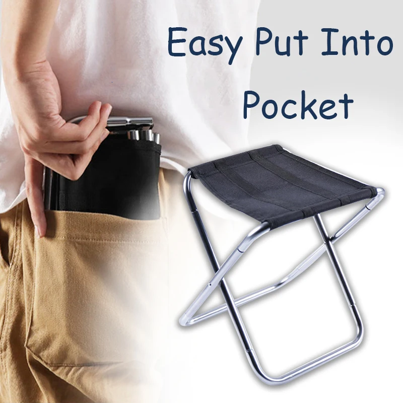 150KG Thickened Outdoor Camping Small Chair Portable Folding Aluminum Alloy Stool Bench Stool Mare Ultralight Picnic Fishing New
150KG Thickened Outdoor Camping Small Chair Portable Folding Aluminum Alloy Stool Bench Stool Mare Ultralight Picnic Fishing New