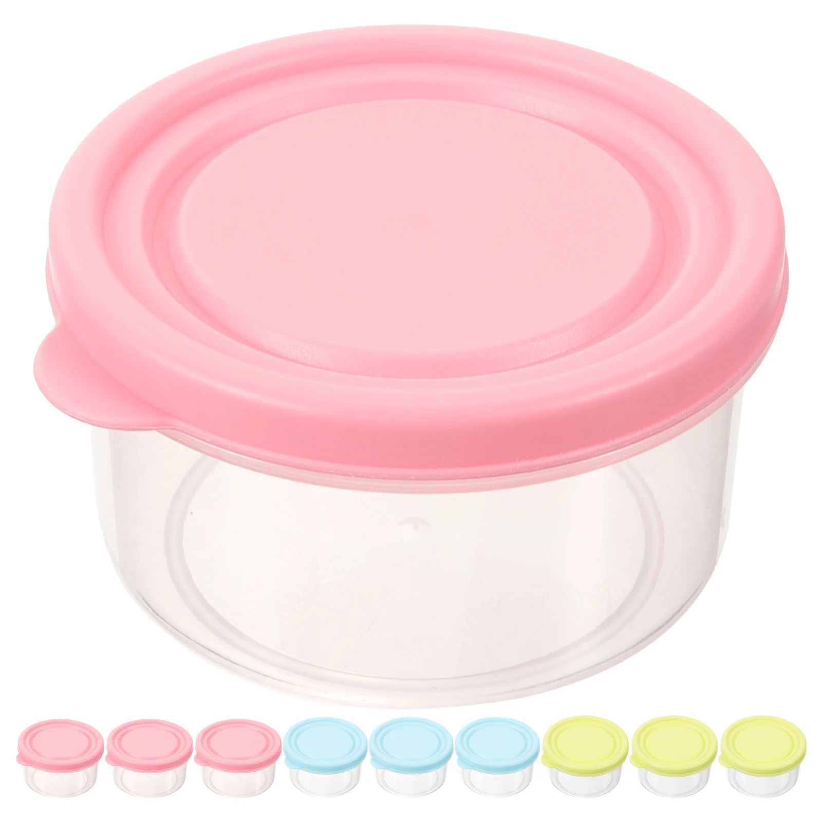Convenient Mini Plastic Bowl Storage Food Case Round Mini Crisper Freezer Microwave Oven Available
Convenient Mini Plastic Bowl Storage Food Case Round Mini Crisper Freezer Microwave Oven Available