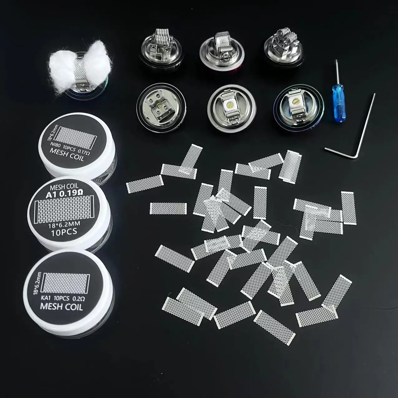 Ni80 0.17ohm 0.22ohm A1 0.19ohm 0.2ohm Mesh Coil Stainless Steel Spiral / Mesh Deck For Zeus X / ZX II /X Mesh Bottom Base
Ni80 0.17ohm 0.22ohm A1 0.19ohm 0.2ohm Mesh Coil Stainless Steel Spiral / Mesh Deck For Zeus X / ZX II /X Mesh Bottom Base