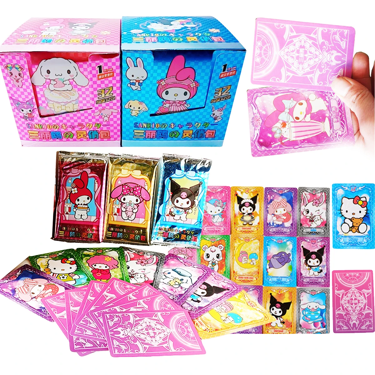 Hello Kitty Sanrio карты 32 сумки 224 шт. Kuromi карточка для продажи игра My Melody усилитель коробка мультфильм Милая Коллекция игрушки Рождественский подарок
Hello Kitty Sanrio карты 32 сумки 224 шт. Kuromi карточка для продажи игра My Melody усилитель коробка мультфильм Милая Коллекция игрушки Рождественский подарок