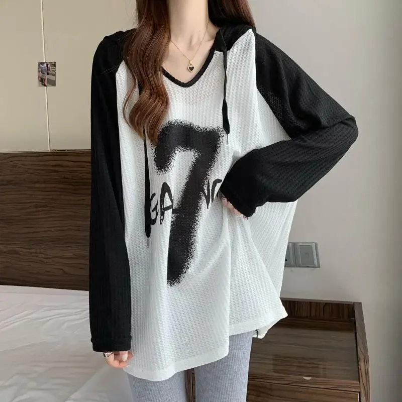 Hooded Baggy Women's Sweatshirt with Orint on Sport Woman Clothing Top White Graphic Loose Hoodies Long Black Sweat-shirt Xxl M
Hooded Baggy Women's Sweatshirt with Orint on Sport Woman Clothing Top White Graphic Loose Hoodies Long Black Sweat-shirt Xxl M