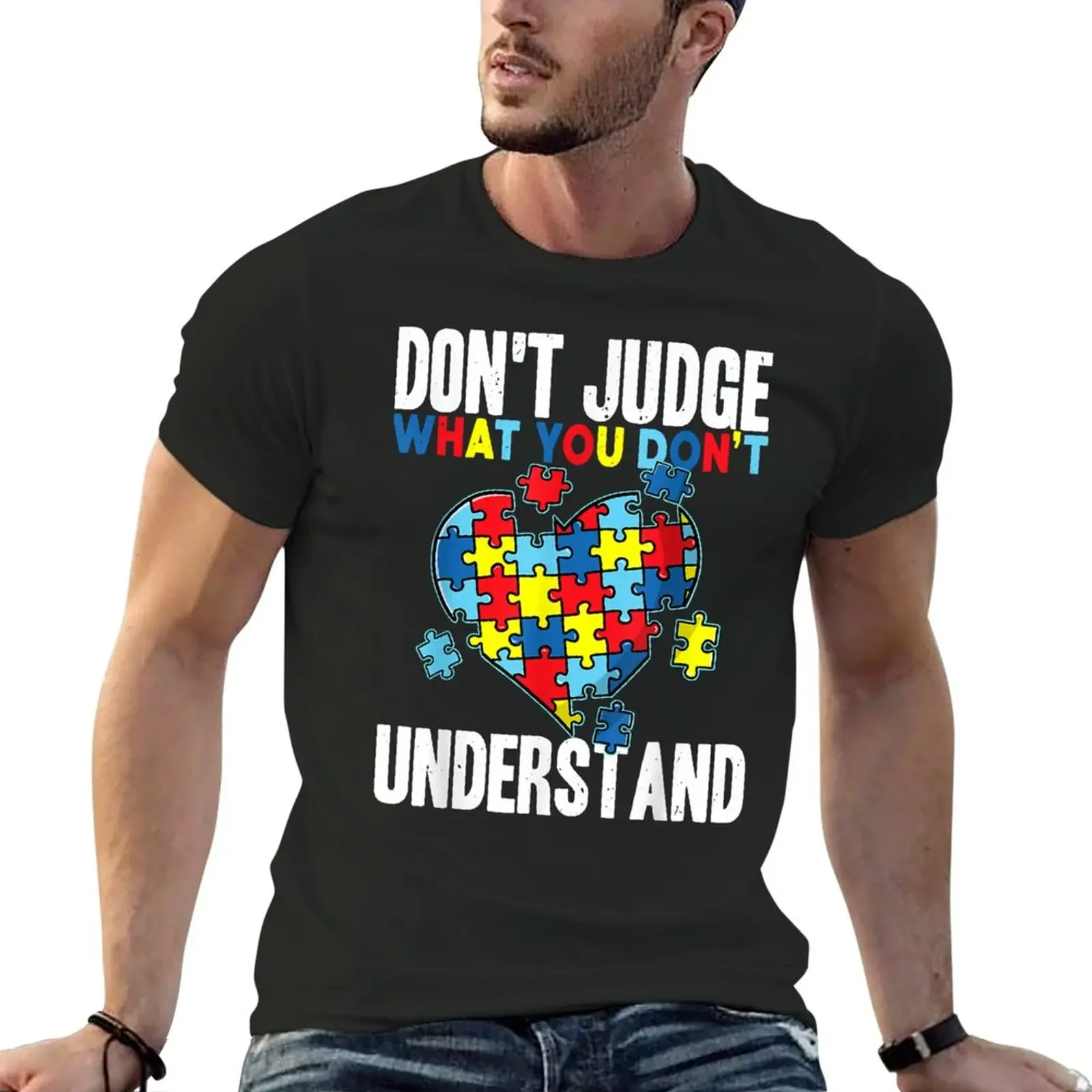 Don't judge what you don't understand Autism Awareness Gift T-Shirt sports fans graphics mens t shirts
Don't judge what you don't understand Autism Awareness Gift T-Shirt sports fans graphics mens t shirts