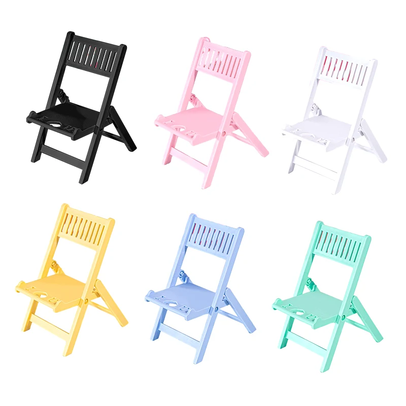 1/12 Dollhouse Miniature Chair Folding Dining Table Chairs Furniture Model Doll Decor Toy Macaron Color Mobile Phone Holder
1/12 Dollhouse Miniature Chair Folding Dining Table Chairs Furniture Model Doll Decor Toy Macaron Color Mobile Phone Holder