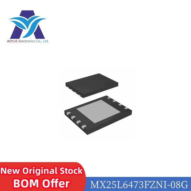 MX25L6473FZNI-08G NOR Flash Serial (SPI, Dual SPI, Quad SPI) 3 в/3,3 В 64 М-Бит 64 м/32 м/16 м x 1/2 бит/4 бит 8 s 8-Pin WSON
MX25L6473FZNI-08G NOR Flash Serial (SPI, Dual SPI, Quad SPI) 3 в/3,3 В 64 М-Бит 64 м/32 м/16 м x 1/2 бит/4 бит 8 s 8-Pin WSON