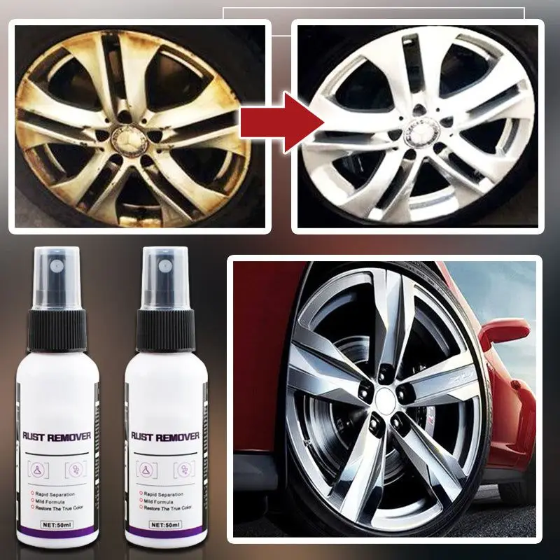 50ML Multifunctional Rust Remover Stainless Steel Surface Polisher Car Wheel Rust Remover Spray Automotive Cleaning Products
50ML Multifunctional Rust Remover Stainless Steel Surface Polisher Car Wheel Rust Remover Spray Automotive Cleaning Products