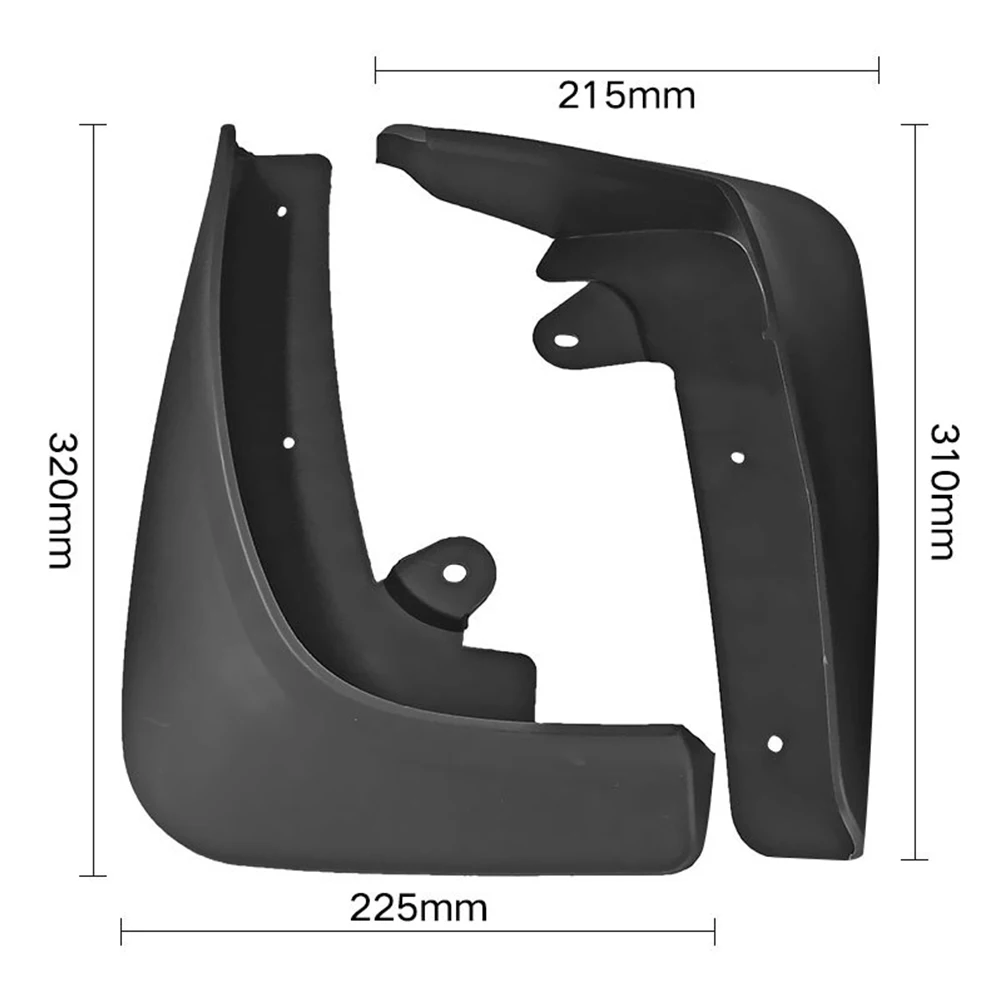 PP+TPO Plastic Black Mud Flaps For Tesla MODEL X 2016-2019 Splash Guards Mudguards Front Rear Accessories For Vehicles
PP+TPO Plastic Black Mud Flaps For Tesla MODEL X 2016-2019 Splash Guards Mudguards Front Rear Accessories For Vehicles