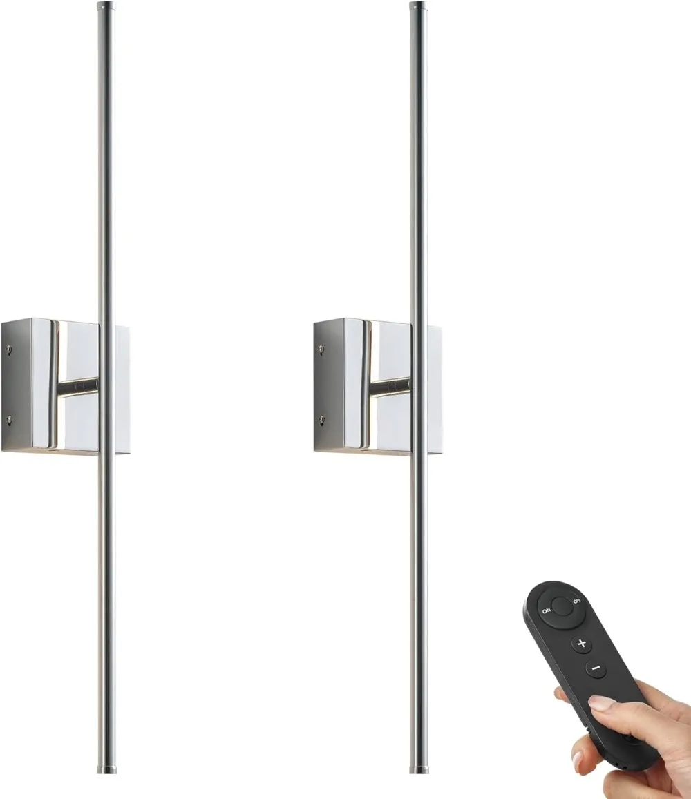 Battery Powered Wall Light with Remote Dimmer Two-piece Set for Living Room Hallway Bedroom Entrance Foyer Dining Room
Battery Powered Wall Light with Remote Dimmer Two-piece Set for Living Room Hallway Bedroom Entrance Foyer Dining Room