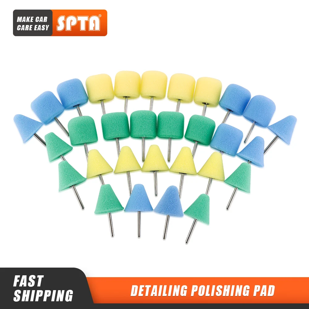 SPTA Auto Detailing Polishing Buffing Pads Mini Buffing Polishing Pads Kits Car Detail Polisher Pads For Car Wheel Headlight
SPTA Auto Detailing Polishing Buffing Pads Mini Buffing Polishing Pads Kits Car Detail Polisher Pads For Car Wheel Headlight