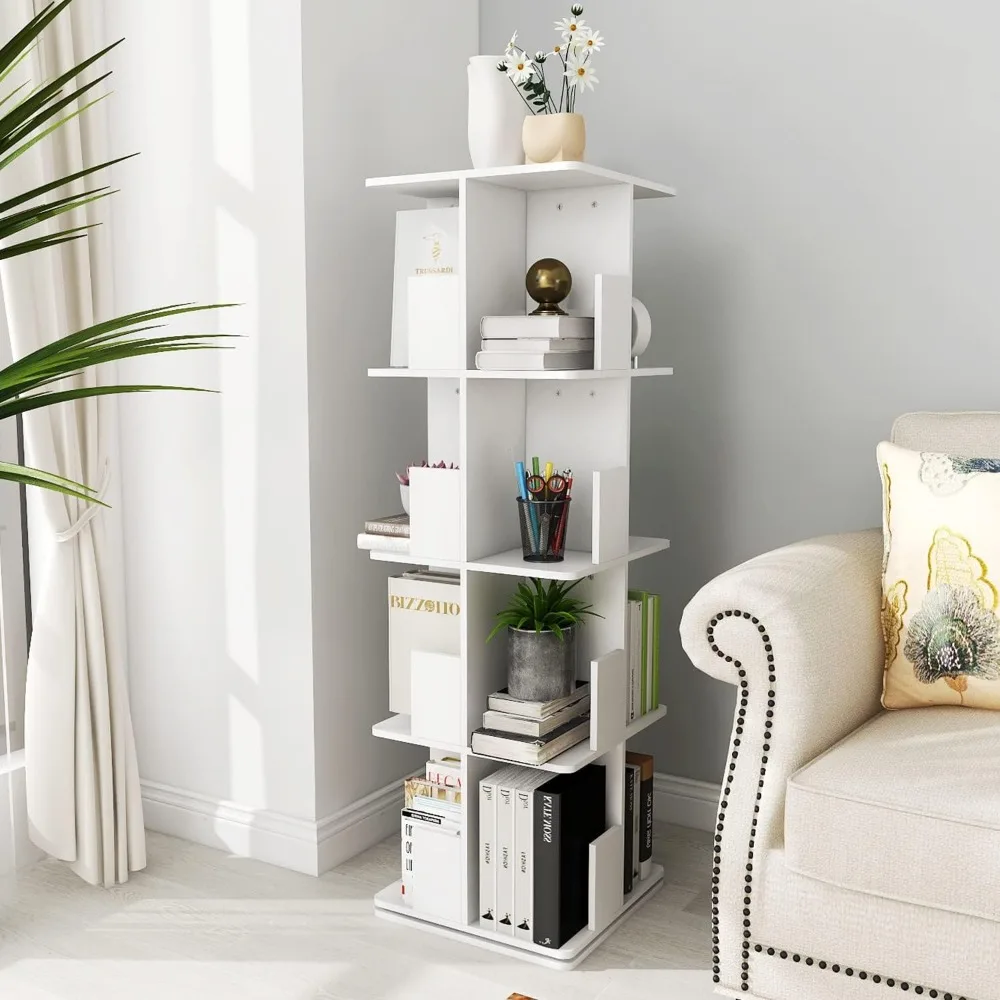 Rotating Bookshelf, Wooden Shelf, Square Floor Standing 360° View Stackable Storage Display Bookcase, 4 Tier Bookcase
Rotating Bookshelf, Wooden Shelf, Square Floor Standing 360° View Stackable Storage Display Bookcase, 4 Tier Bookcase