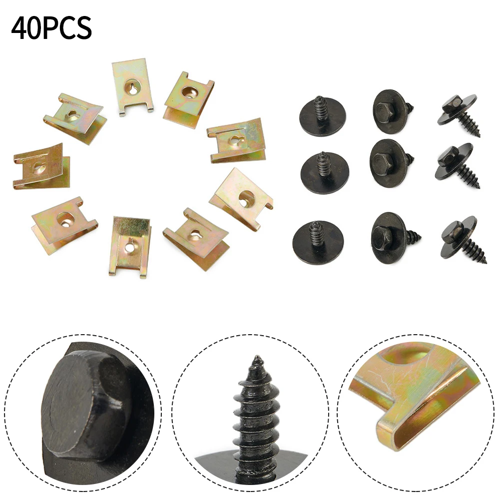 Part Mud Flaps Clips Accessories Wear-resistance 14mm Length U Nut Undertray Fixing For BMW Speed Fastener Quality
Part Mud Flaps Clips Accessories Wear-resistance 14mm Length U Nut Undertray Fixing For BMW Speed Fastener Quality