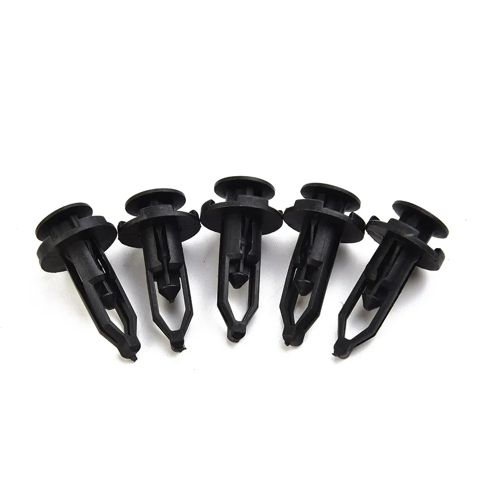 Automotive Practical Useful Fastener Clips Push pins Push-type Fixed 100pcs 9mm Accessory Black Bumper Clamp Decor
Automotive Practical Useful Fastener Clips Push pins Push-type Fixed 100pcs 9mm Accessory Black Bumper Clamp Decor