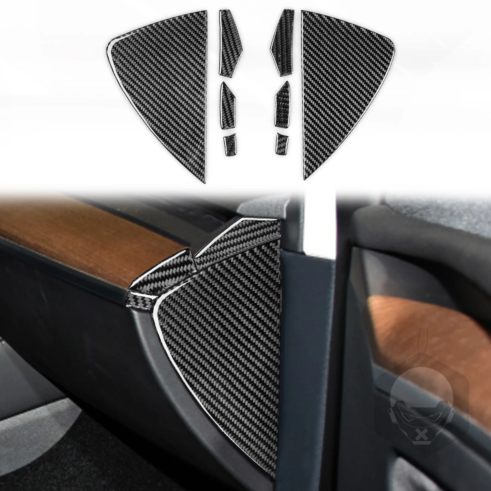 Для Tesla Model Y 2020-2023 Model 3 17-22 Refit углеродное волокно автомобильные внутренние дверные панели Слоты аксессуары отделка стикер
Для Tesla Model Y 2020-2023 Model 3 17-22 Refit углеродное волокно автомобильные внутренние дверные панели Слоты аксессуары отделка стикер