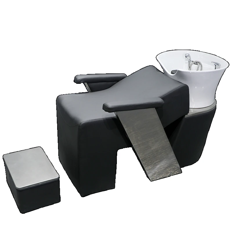 Internet celebrity hair salon shampoo bed, hair salon ceramic deep basin semi lying flushing bed
Internet celebrity hair salon shampoo bed, hair salon ceramic deep basin semi lying flushing bed