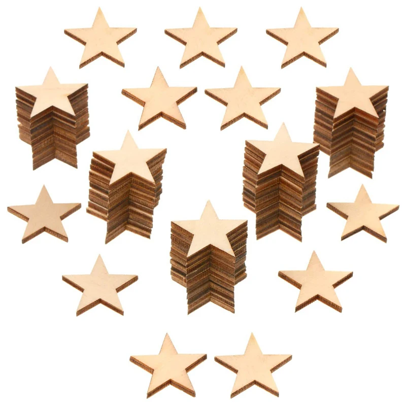 20Pcs Mini Wooden Five-Pointed Star Xmas Wood Blank Wooden Crafts Pieces Christmas Wedding DIY Scrapbook Party For Home Decor
20Pcs Mini Wooden Five-Pointed Star Xmas Wood Blank Wooden Crafts Pieces Christmas Wedding DIY Scrapbook Party For Home Decor