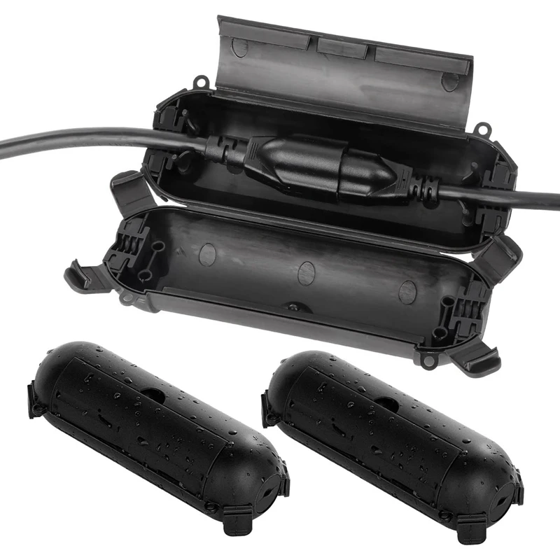 3Pc Outdoor Extension Cord Safety Cover Set With Waterproof Seal, Weatherproof Electrical Connection Box Kit To Protect Outlet
3Pc Outdoor Extension Cord Safety Cover Set With Waterproof Seal, Weatherproof Electrical Connection Box Kit To Protect Outlet